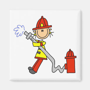 T-Shirts und Geschenke für Feuerwehrfrauen mit Sch Magnet