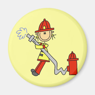 T-Shirts und Geschenke für Feuerwehrfrauen mit Sch Magnet