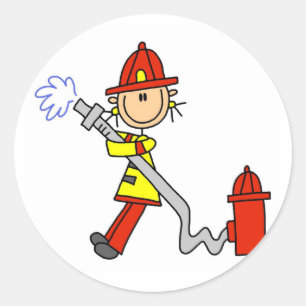 T-Shirts und Geschenke für Feuerwehrfrauen mit Sch Runder Aufkleber