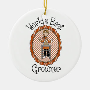 T-Shirts und Geschenke für Haustiere weltweit Keramik Ornament