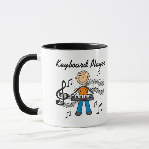 T-Shirts und Geschenke für Keyboardspieler Tasse