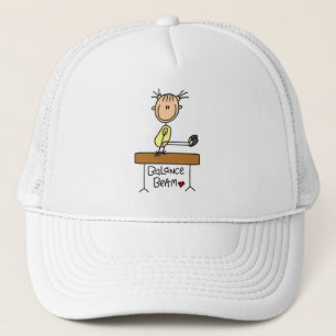 T-Shirts und Geschenke für Mädchen am Schwebebalke Truckerkappe