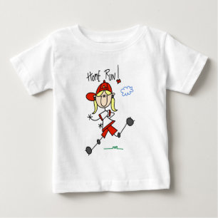 T-Shirts und Geschenke für Mädchen Baseball Home R
