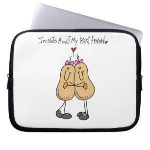 T-Shirts und Geschenke für meine beste Freundin Laptopschutzhülle