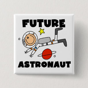 T-Shirts und Geschenke für zukünftige Astronauten Button