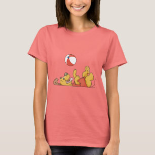 T-Shirts und Geschenke mit Hund, der mit Ball spie