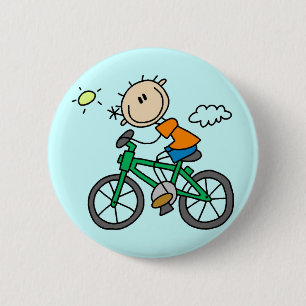 T-Shirts und Geschenke mit männlicher Strichmännch Button