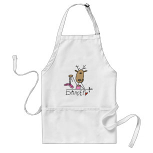 T-Shirts und Geschenke mit Tänzer-Rentier-Motiv Schürze