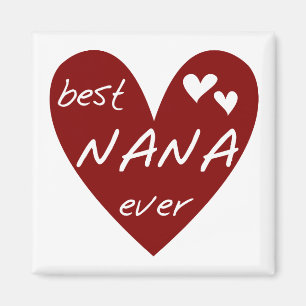 T - Shirts und Geschenke rotes Herz-beste Nanas Magnet