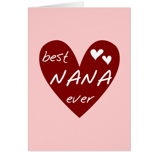 T-Shirts und Geschenke rotes Herz-beste Nanas über (Vorne)