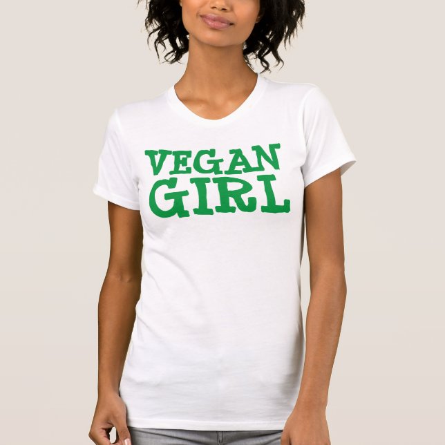 T-shirts VEGAN GIRL (Devant)