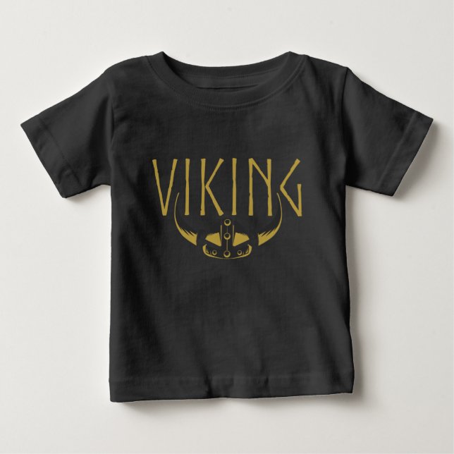 T-shirts Viking Horned Helmet Kids (Devant)