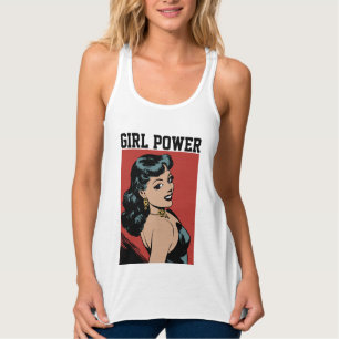 T-shirts Vintages Dames POWER FILLE