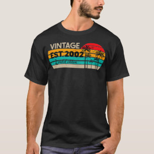 T-shirts vintages Est 2002 Limited Edition 20th Bi