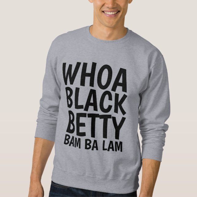 T-shirts VINTAGES WHOA BLACK BETTY (Devant)