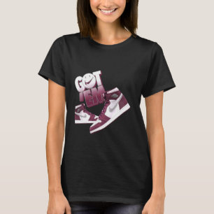 T-Shirts von High Bordeaux 11, um Sneaker-Match-T-