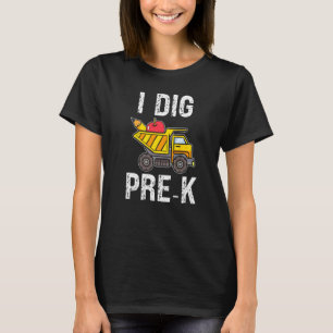 T-Shirts Zurück zur Schule Ich Grabe Vor-K Kipper