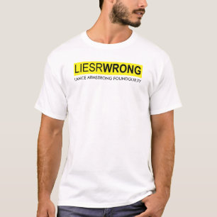 T - ShirtSpoof Lanzen-Armstrongs Livestrong.Org T-Shirt