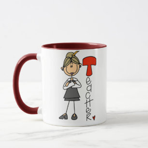 T steht für Lehrer Tasse