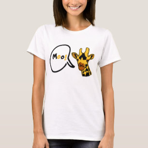 T-Stück der Giraffe MOO-ing für Damen T-Shirt