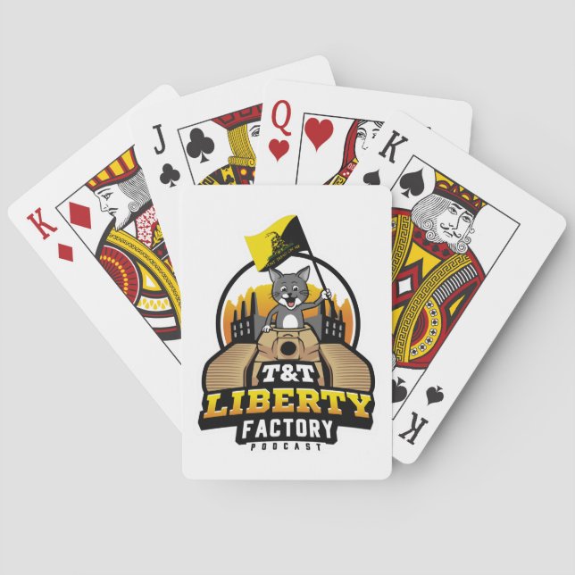 T&T Liberty Factory Spielkarten (Rückseite)