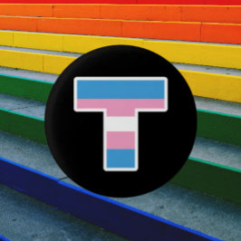 T-Taste für die Hauptstadt Trans Pride Button