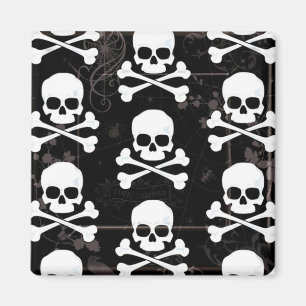 T�tes des Todes offen (2) - Magnet