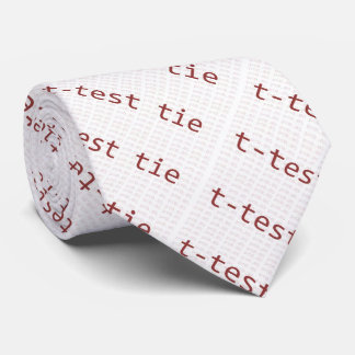 T-Test Krawatte für Statistiker