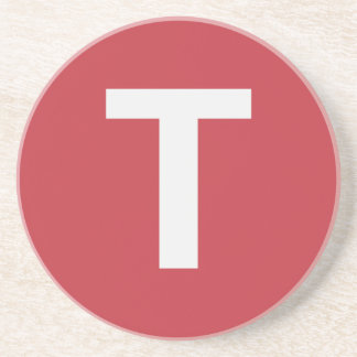 T Third Street Icon-Achterbahn Getränkeuntersetzer
