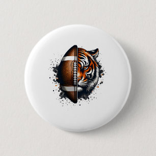 T Touchdown American Football Spiel Tag Thanksgivi Button