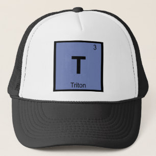 T - Triton Griechische Chemie Periodensystem Symbo Truckerkappe