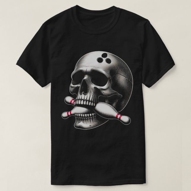 TA120-Bowling Ball T - Shirt (Design vorne)