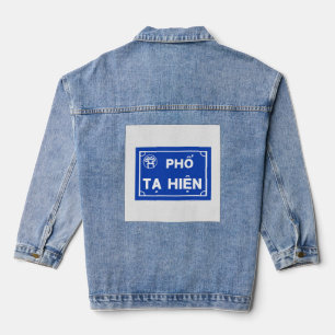ta Hien hanoi beer street Jeansjacke