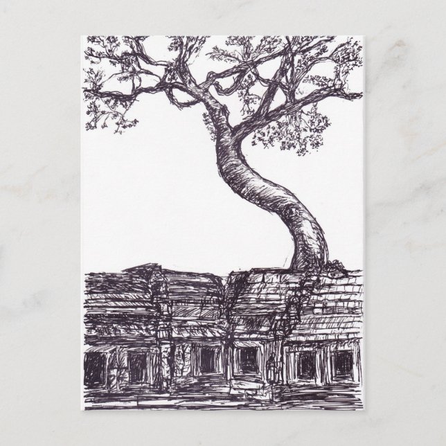 Ta Prohm, Siem Reap Postkarte (Vorderseite)