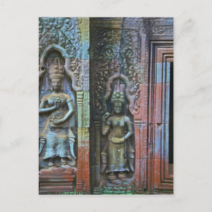 Ta Prohm Temple, Provinz Siem Reap, Kambodscha Postkarte