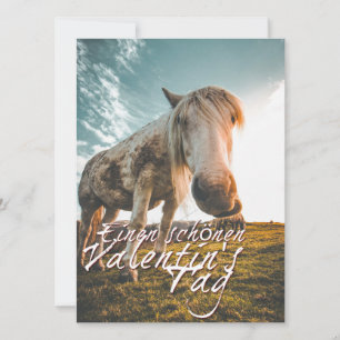 TA Valentinstag mit dampfendem Pferd
