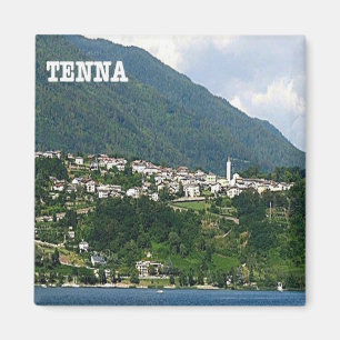 TAA021 TENNA, Panorama, Italien, Kühlschrank Magnet