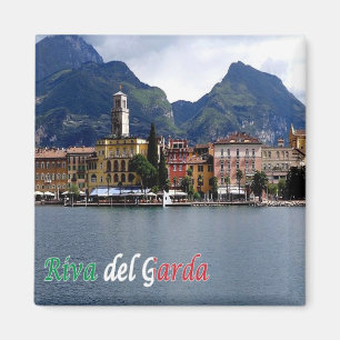 TAA025 RIVA DEL GARDA, Panorama, Kühlschrank Magnet