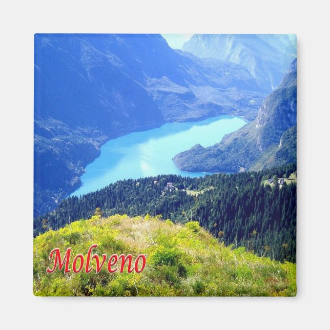 TAA031 MOLVENO-Trentino Südtirol - Kühlschrank Magnet (Vorne)