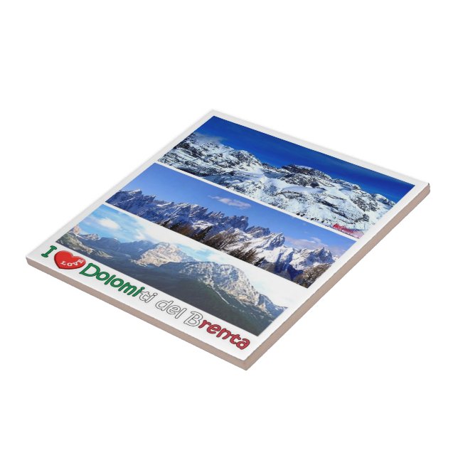 TAA045 BRENTA DOLOMITEN, I Liebe, Mosaik, Fliese (Seite)
