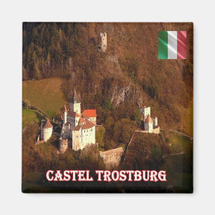 TAA052 TROSTBURG CASTLE Ponte Gardena, Kühlschrank Magnet