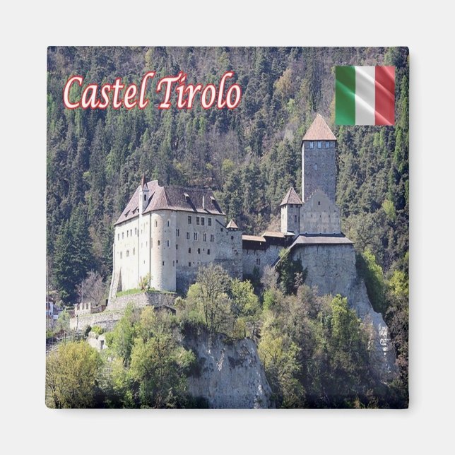 TAA053 TYROL CASTLE, Trentino Alto Adige, Kühlschr Magnet (Vorne)