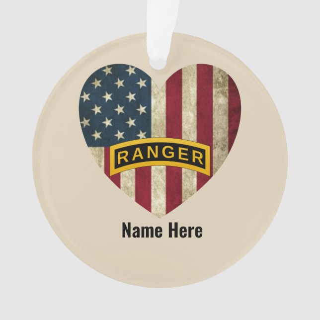 Tab American Heart Flag de l'école des Rangers de  (devant)