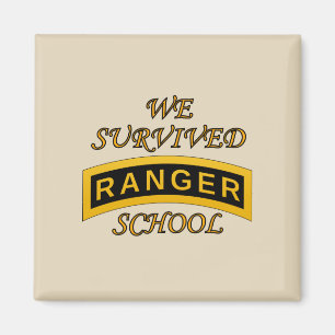 Tab der Army Ranger School - Wir überlebten - Magn Magnet