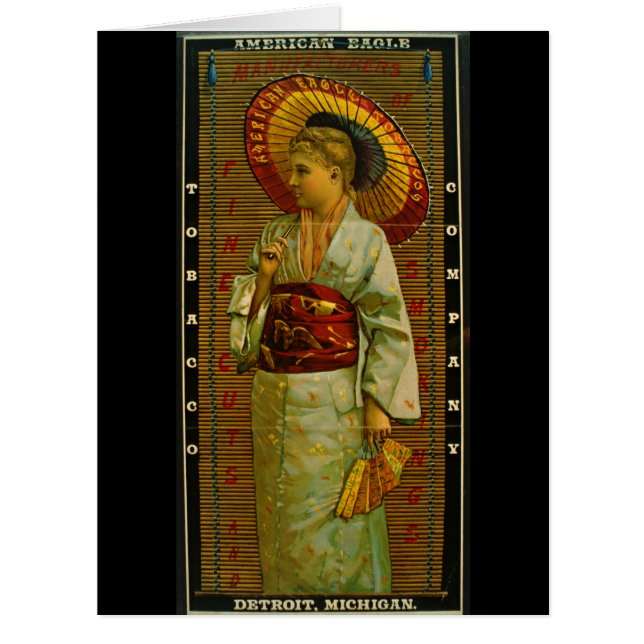 Tabak-Anzeige 1884 (Vorderseite)