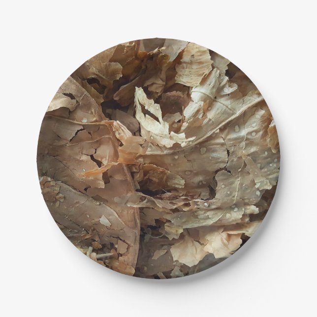 Tabak Leaf Cigar Bar Lounge Pappteller (Vorderseite)
