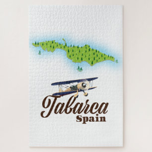 Tabarca Spanien Schöne Karte