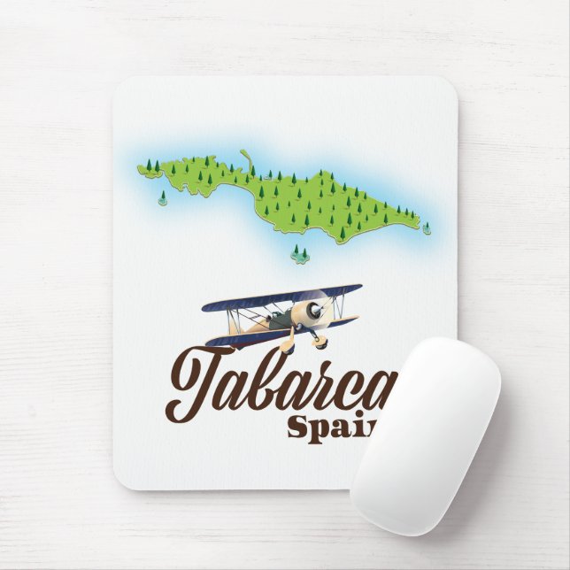 Tabarca Spanien Schöne Karte Mousepad (Mit Mouse)