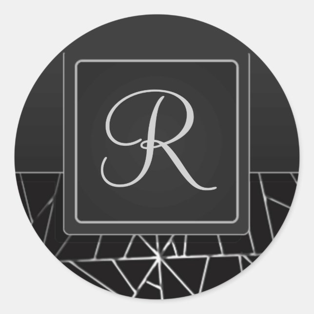 Tabbed Initial Umschlag Aufkleber (Vorderseite)