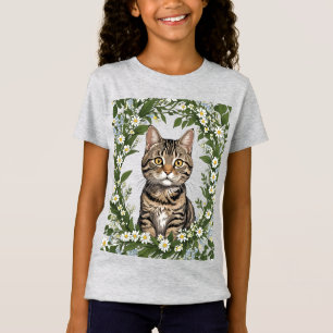 Tabby Cat and Massachusetts Mayflots 2 T-Shirt